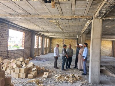 گزارش تصویری / بازدید حجت‌الاسلام عباس نصیرالاسلامی از پروژه ساختمان زائرسرای بقعه متبرکه امامزاده آقامیر علیه السلام