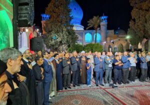 گرامیداشت هفتمین روز شهادت شهدای خدمت با حضور سخنگوی دولت در شیراز برگزار شد