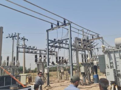 بهینه‌سازی پست برق ۱۳۲ کیلوولت دژپل شهرستان دزفول انجام شد