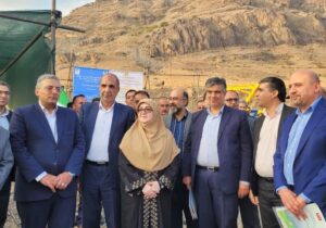 آغاز عملیات اجرایی نیروگاه خورشیدی ۲۰ مگاواتی در تفرش با حضور سخنگوی دولت