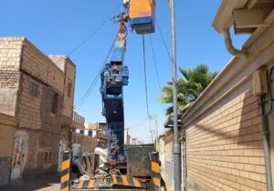 اجرای طرح اصلاح روشنایی معابر در کاشان