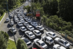 ترافیک سنگین در محورهای شمالی و هشدار بارش‌های شدید