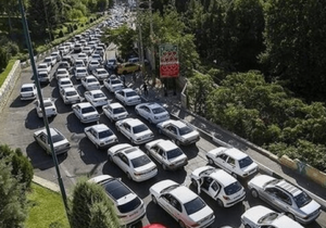 ترافیک سنگین در محورهای شمالی و هشدار بارش‌های شدید