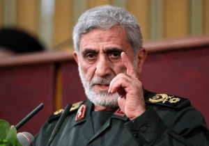 سردار قاآنی از کمربند امنیتی جدید محور مقاومت رونمایی کرد