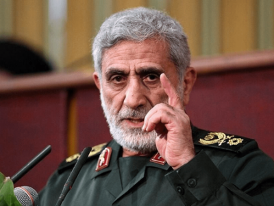 سردار قاآنی از کمربند امنیتی جدید محور مقاومت رونمایی کرد