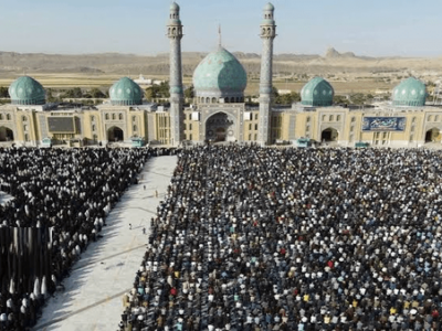 اقامه نماز بر پیکر رهبر شهید بعد از نماز صبح سه‌شنبه در جمکران