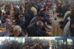 توزیع هزار و هفتصد پرس غذای نذری در روز عاشورای حسینی در بقعه متبرکه امامزاده عبدالله (ع) چیتاب