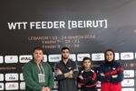 ۲ پیروزی و یک شکست برای تنیس روی میز ایران در فیدر جهانی لبنان
