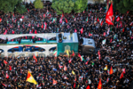 شمار تشییعکنندگان رهبر شهید در مشهد اعلام شد